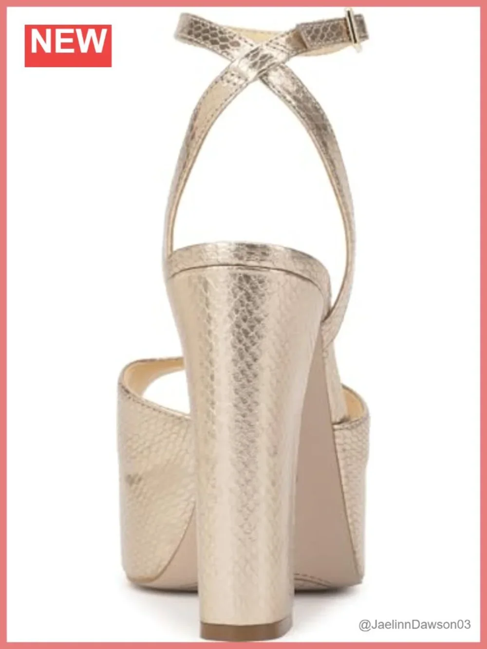 Faux Leather Platform Block Heel Sandals Peep Toe Ankle Strap Wedge